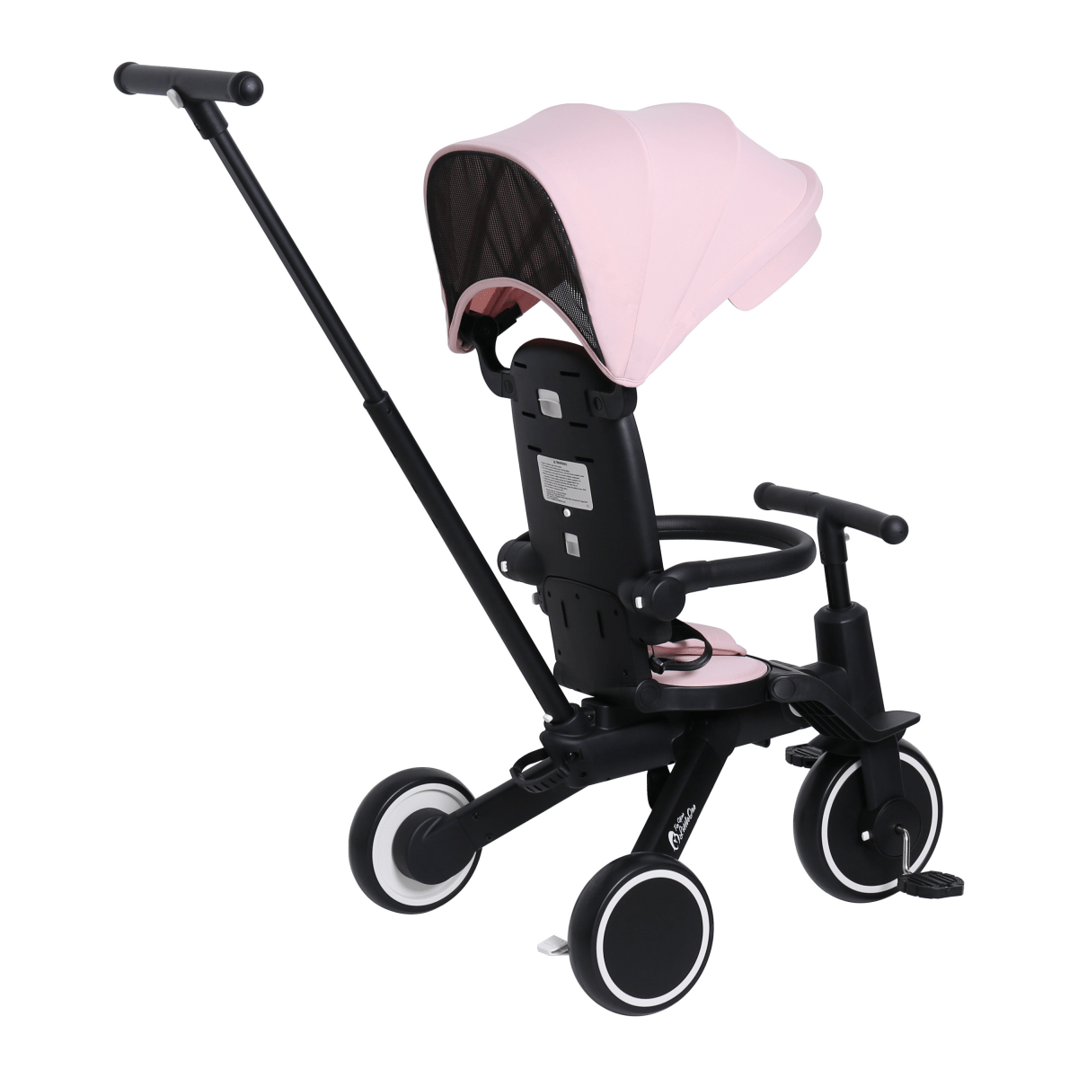 For Your Little One Xplor Plus 6-in-1 Foldable Trike - Pastel Pink