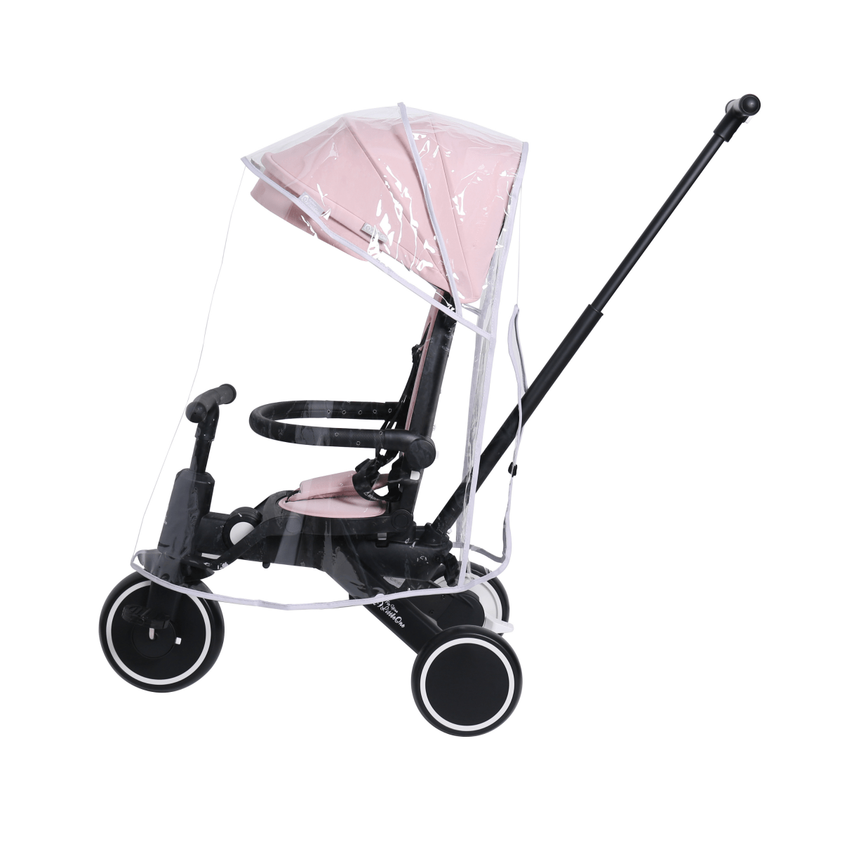 For Your Little One Xplor Plus 6-in-1 Foldable Trike - Pastel Pink
