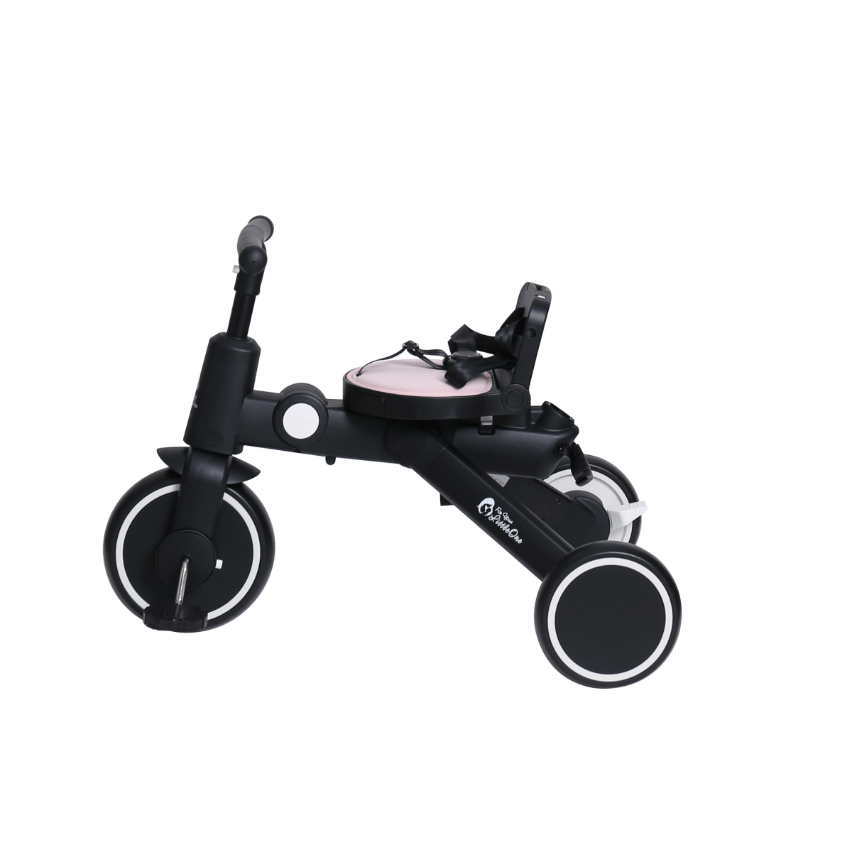 For Your Little One Xplor Plus 6-in-1 Foldable Trike - Pastel Pink