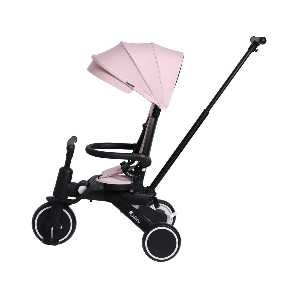 For Your Little One Xplor Plus 6-in-1 Foldable Trike - Pastel Pink