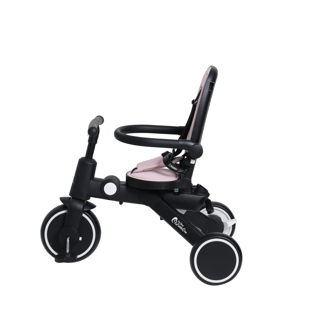 For Your Little One Xplor Plus 6-in-1 Foldable Trike - Pastel Pink