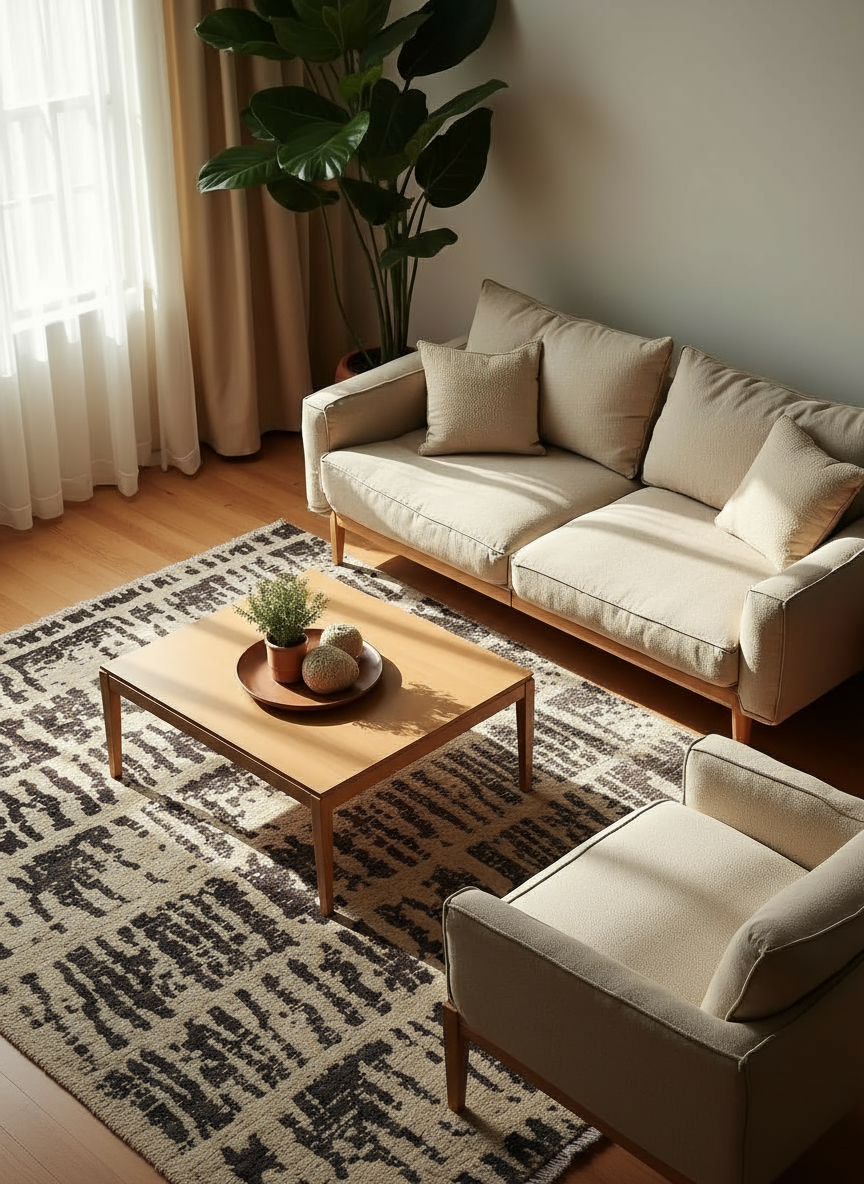 Tuareg Hand Knotted Rug - 305 x 244 cm