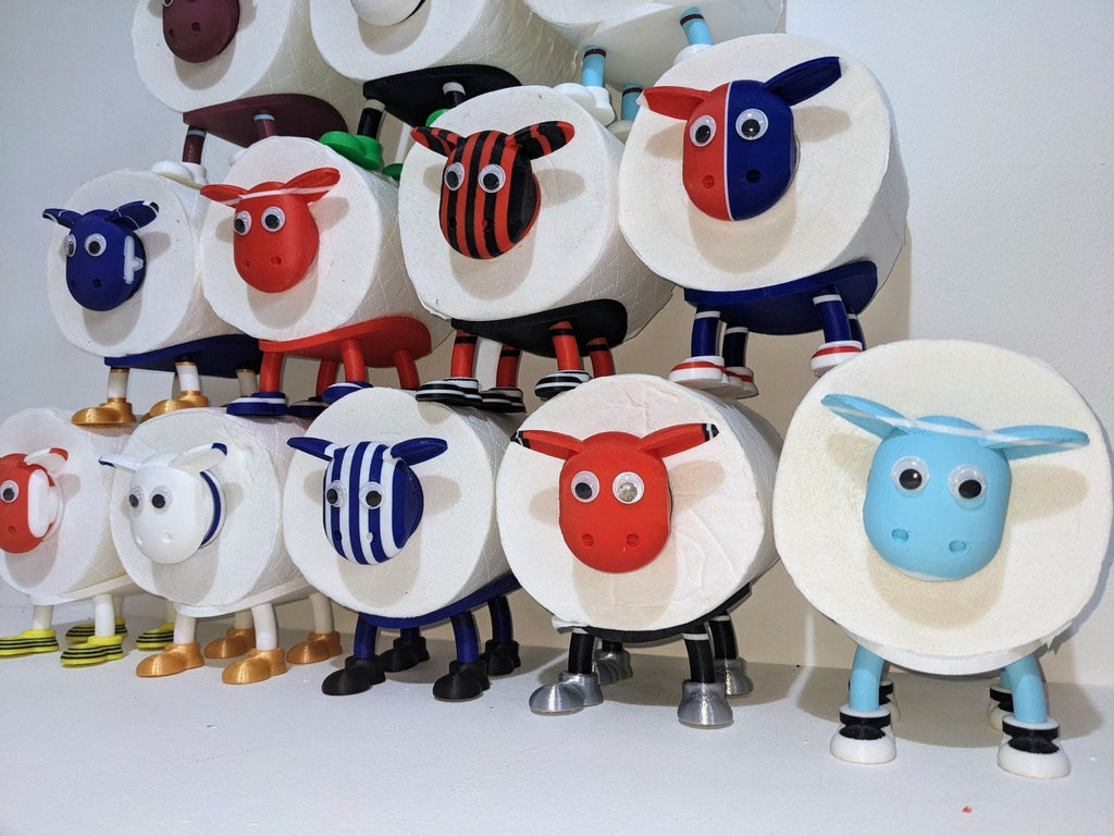 Fulham FC Premier Sheep Toilet Roll Holder | Chaddyverse 3D Printed