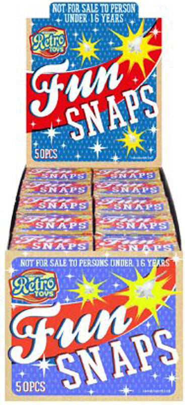 Snaps Fun Snaps Throw Down Bang Snappers – Classic Novelty Prank Toys