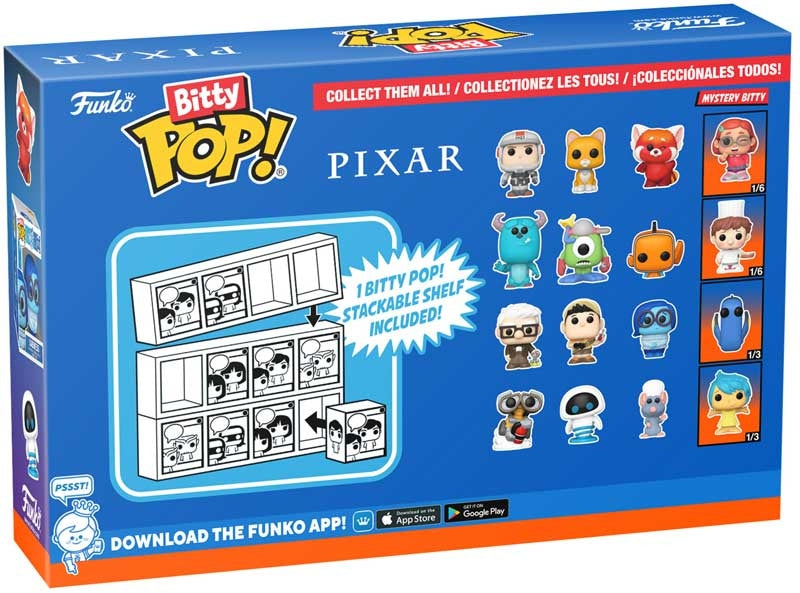 Funko Bitty Pop! Pixar 4-Pack Vinyl Figures – Monsters Inc. Set