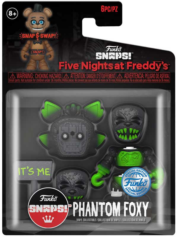 Funko Five Nights at Freddy's SNAPS! Phantom Foxy Vinyl Action Figure