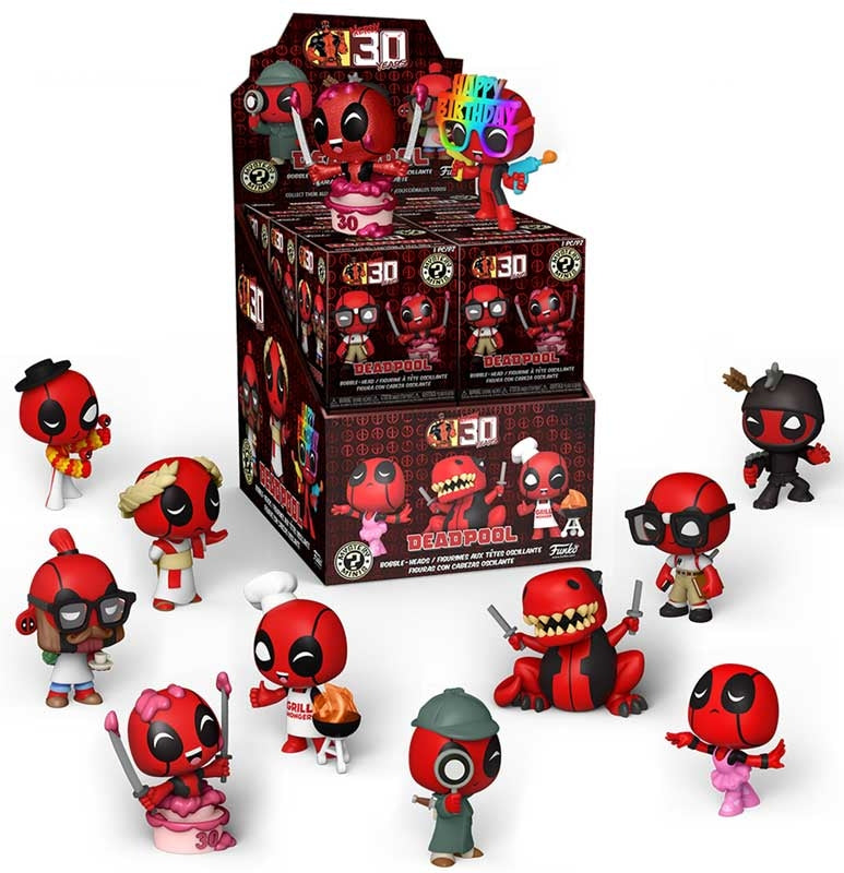 Funko Mystery Minis: Deadpool Marvel Vinyl Figures - Blind Box Assorted