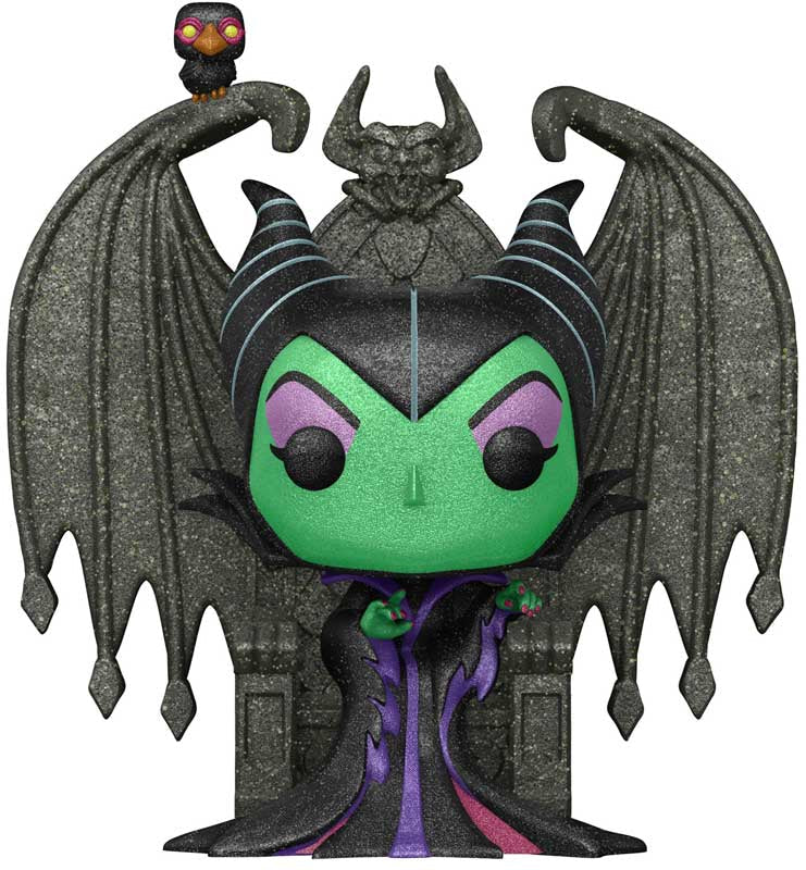 Funko Pop! Deluxe: Disney Villains – Maleficent on Throne Diamond Edition