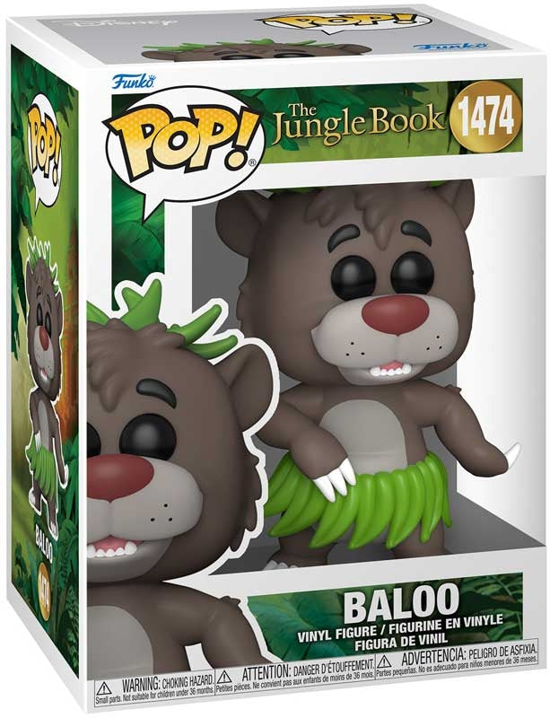 Funko Pop Disney: The Jungle Book – Baloo 4.2-Inch Vinyl Figure