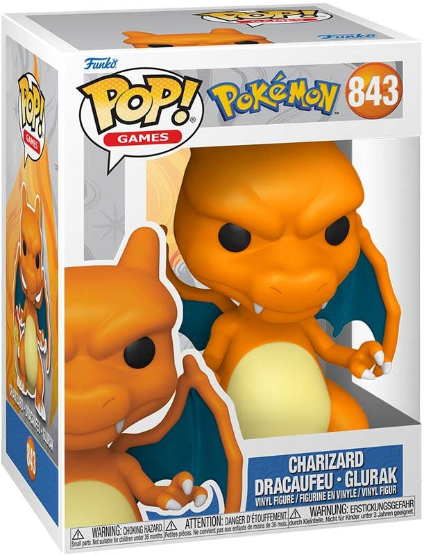 Funko Pop! Games: Pokemon Charizard Vinyl Figure - 5.15-inch Collectible