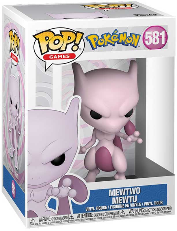 Funko Pop! Games: Pokemon Mewtwo Vinyl Figure - 5.15-inch Collectible