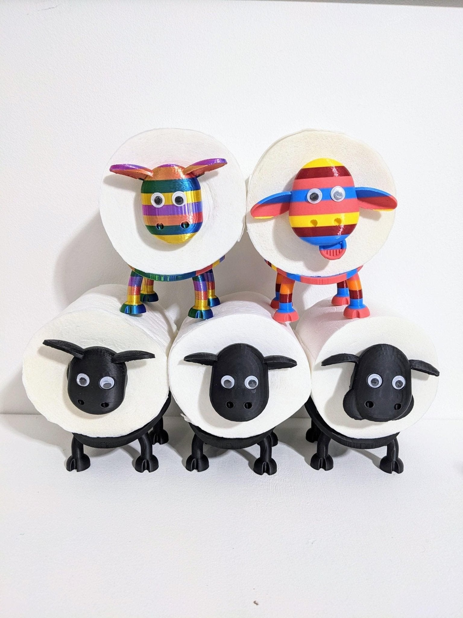 Chaddyverse Sheep Toilet Roll Holder – Funny 3D Printed Bathroom Decor