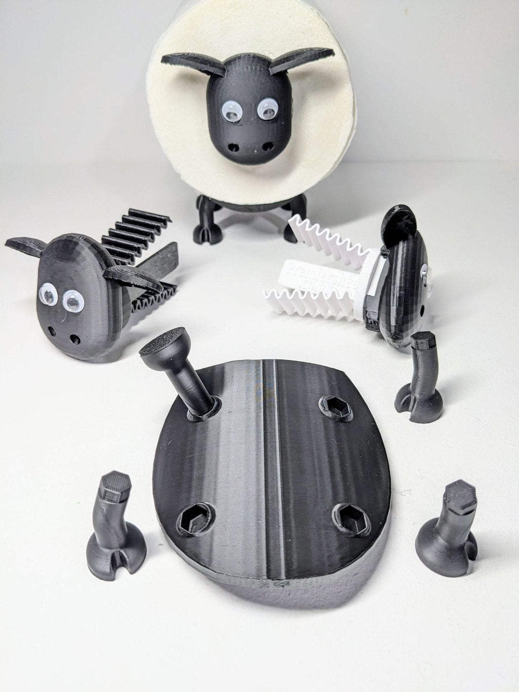 Chaddyverse Sheep Toilet Roll Holder – Funny 3D Printed Bathroom Decor