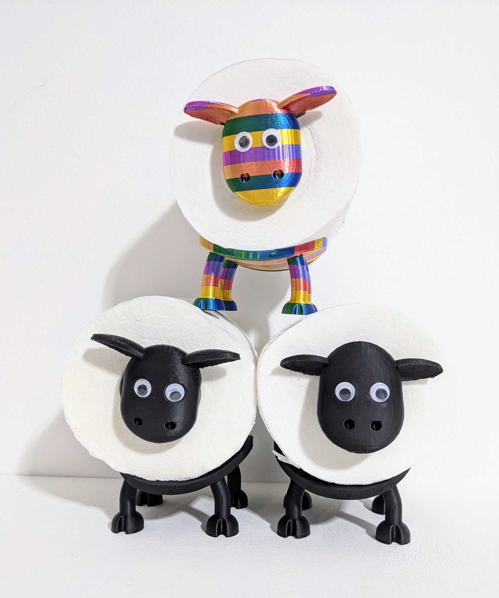 Chaddyverse Sheep Toilet Roll Holder – Funny 3D Printed Bathroom Decor