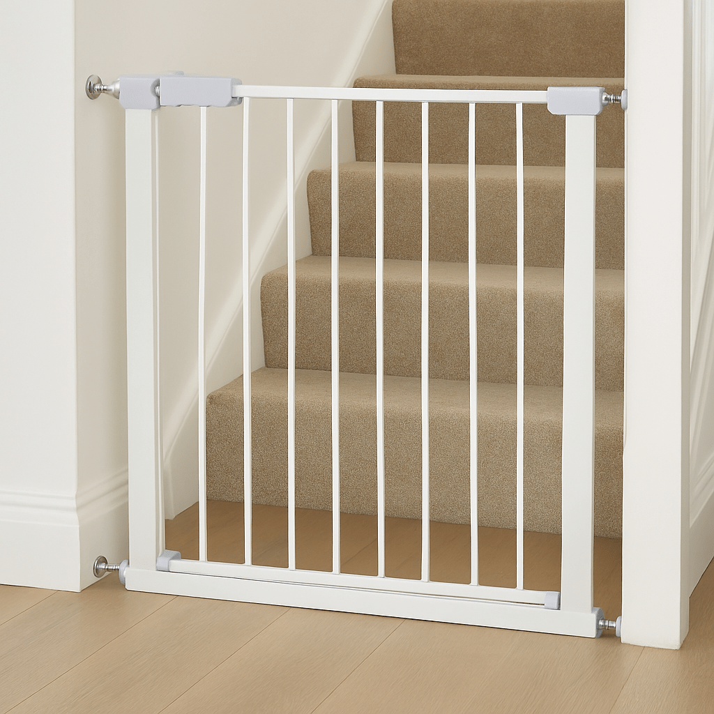 For Your Little One Baby Safety Stair Gate – Pressure Fit 75–86cm