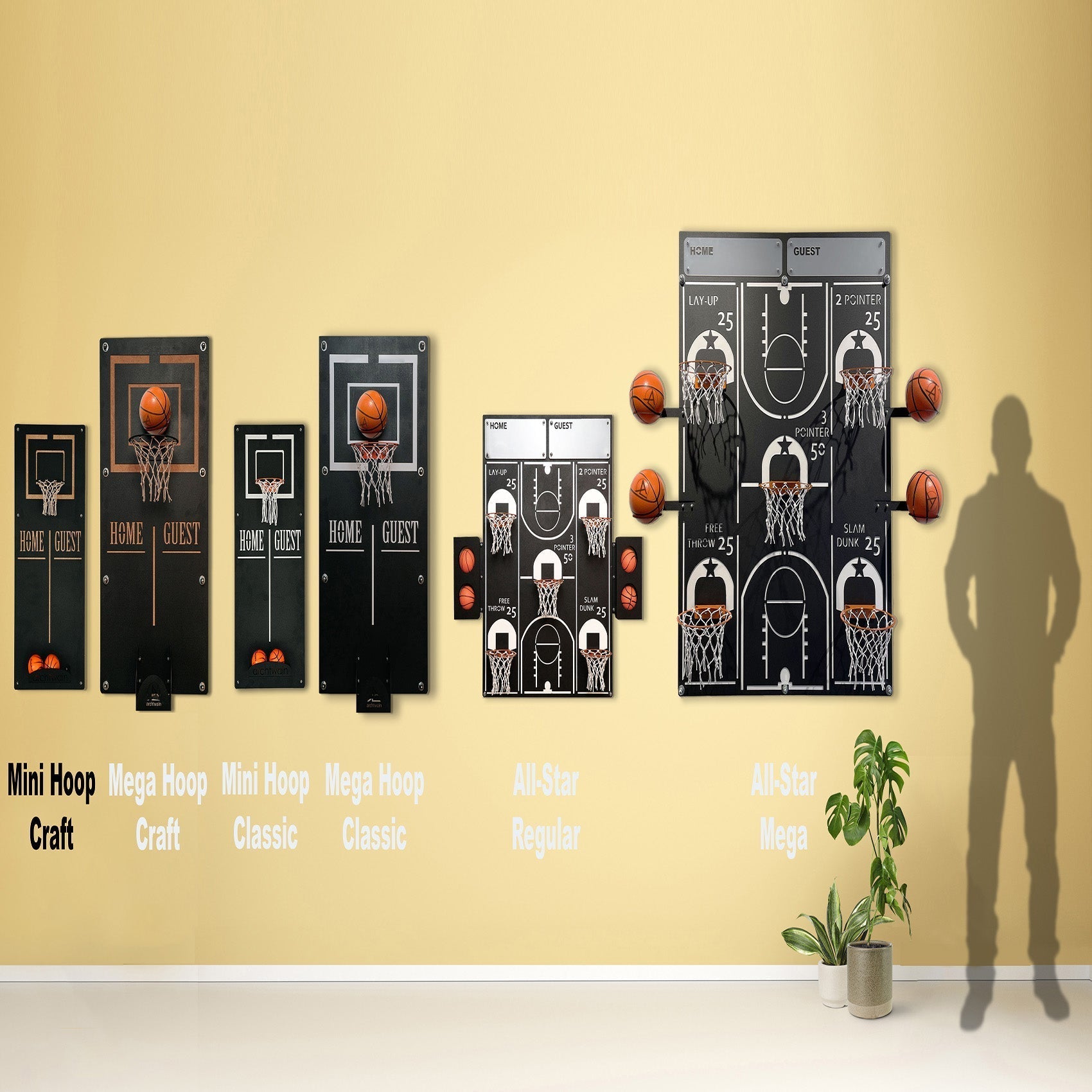 Craft Basketball Wall Game