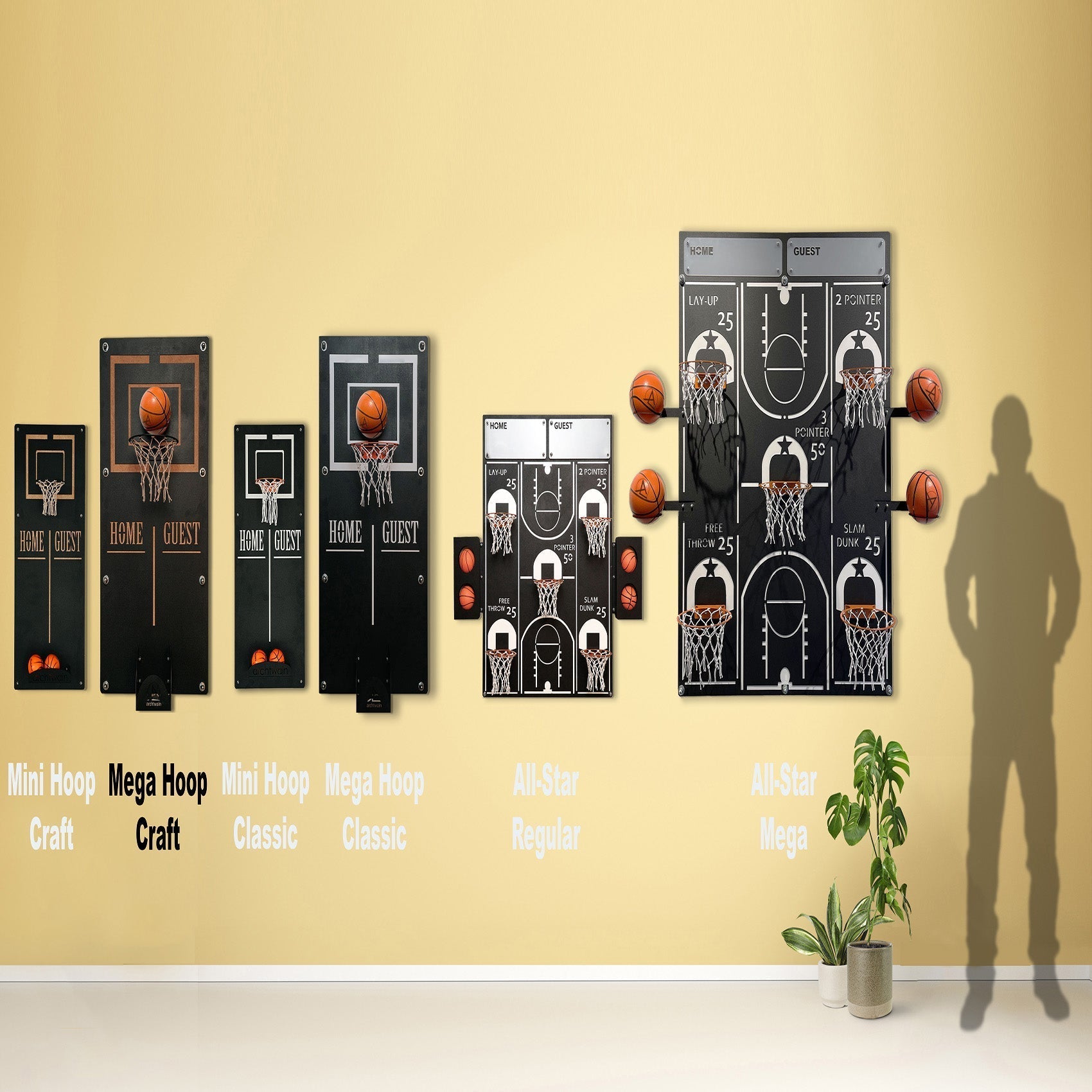 Craft Mega Basketball Wall Game