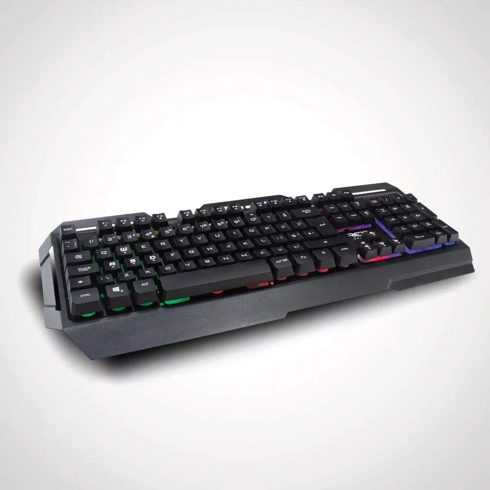 Massive Discounts Red 5 Orbit RGB Backlit Ergonomic Gaming Keyboard