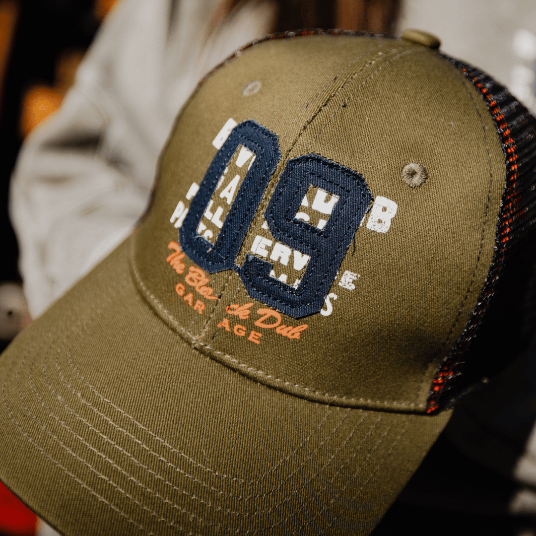 Uggly and Co Green Parts & Spares '09' Vintage Mesh Trucker Hat