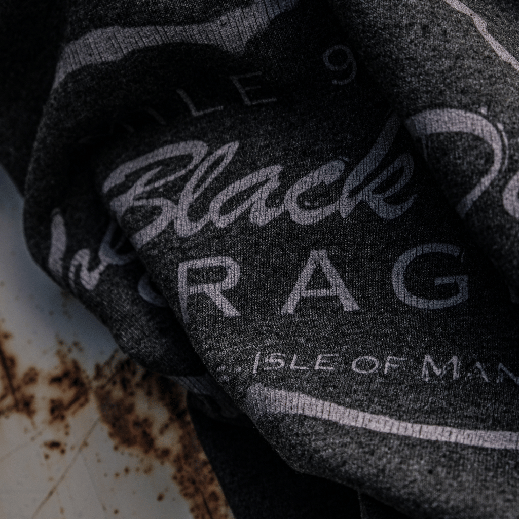 Uggly & Co Black Dub Recycled Cotton Garage Hoodie – Vintage Style