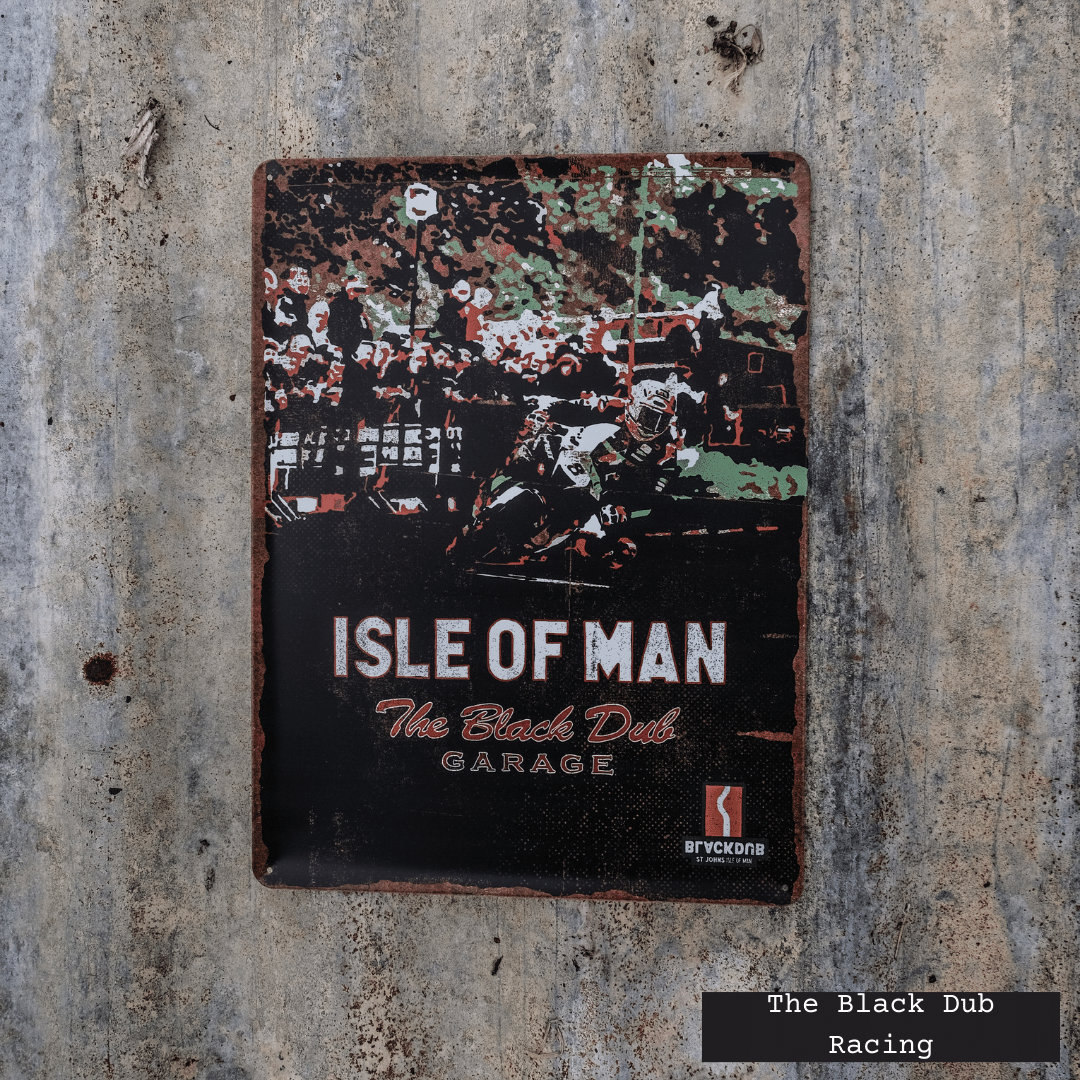 Uggly and Co Isle of Man TT Garage Signs | Metal Man Cave Decor
