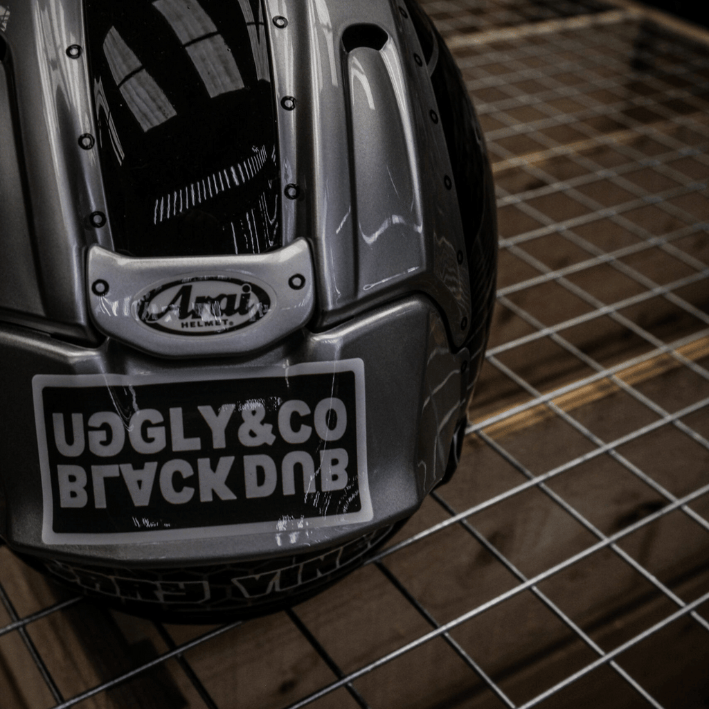 The Black Dub x Uggly & Co Vinyl Sticker – Red Graphic Art Decal