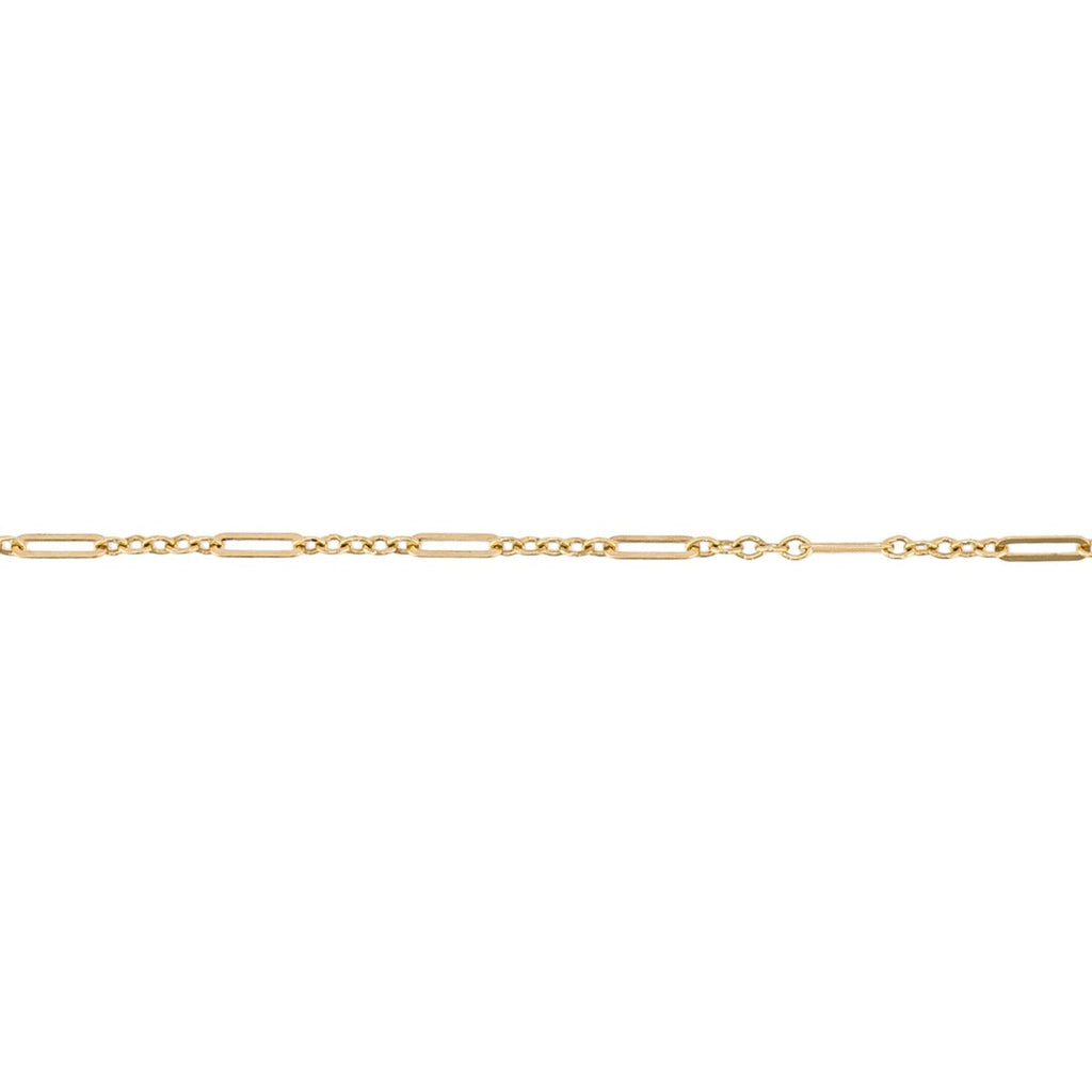 Gecko Jewellery 9ct Gold Mixed Length Link Bracelet – Minimalist Style