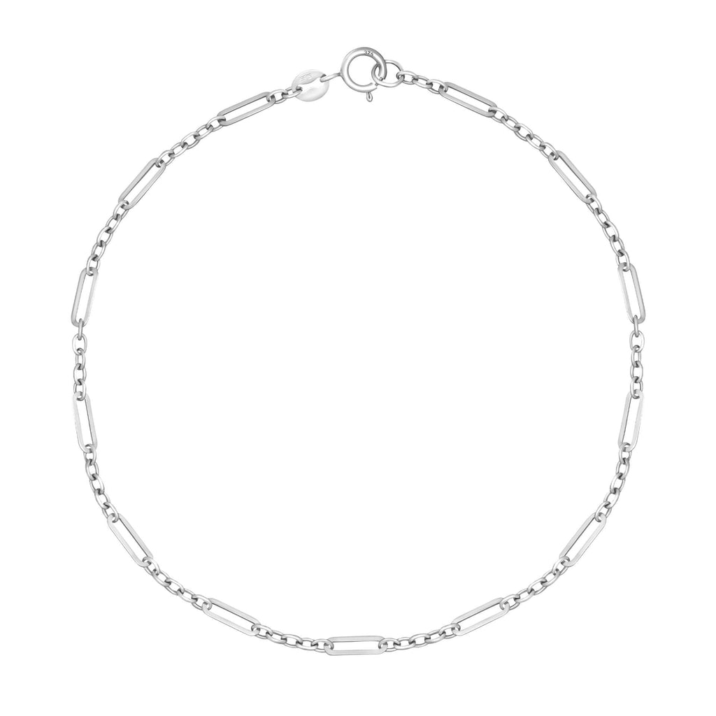 Gecko Jewellery 9ct Gold Mixed Length Link Bracelet – Minimalist Style