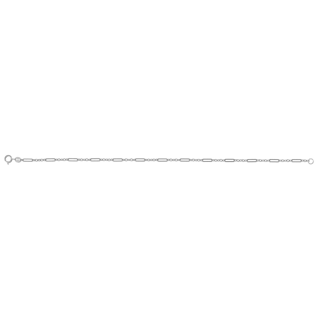 Gecko Jewellery 9ct Gold Mixed Length Link Bracelet – Minimalist Style
