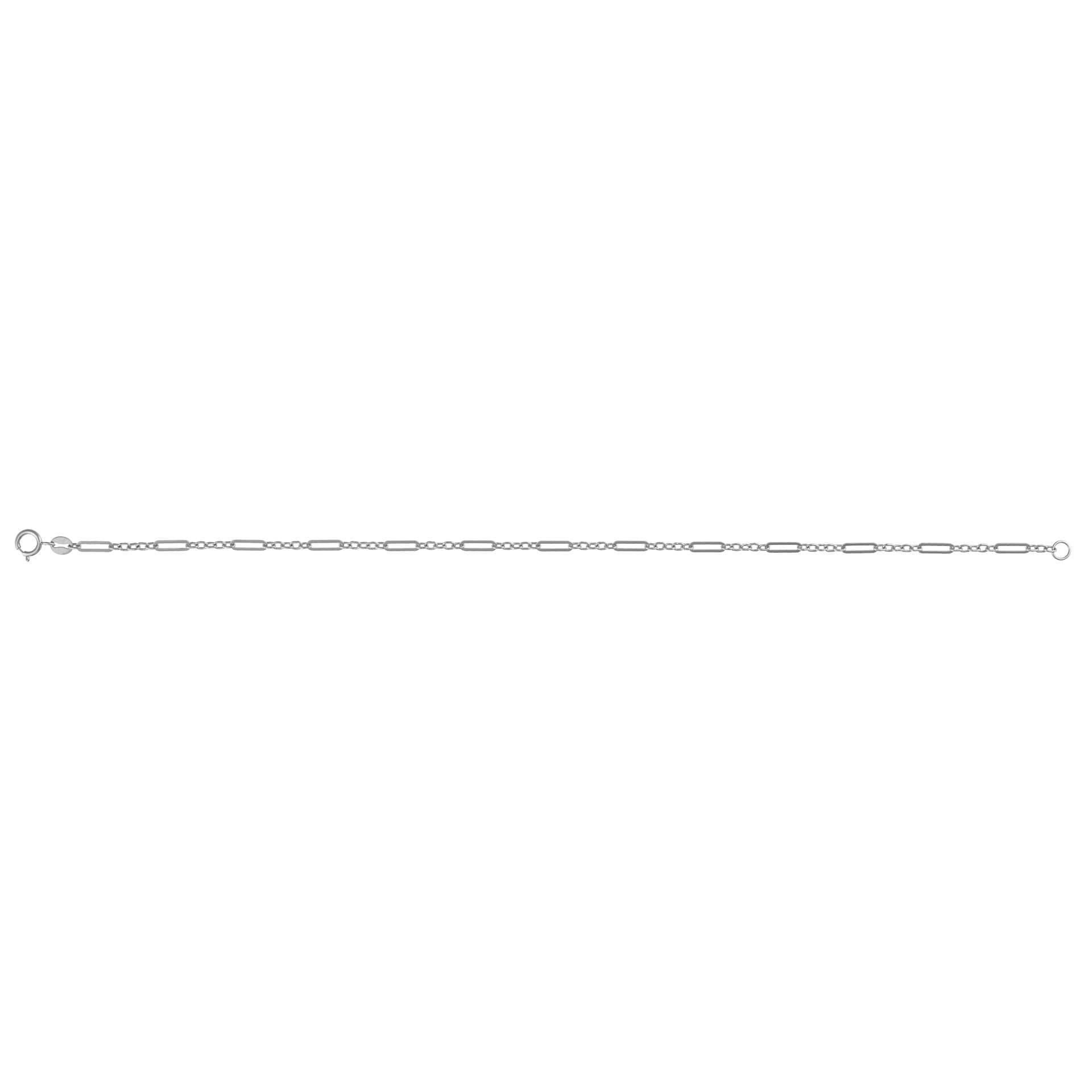 Gecko Jewellery 9ct Gold Mixed Length Link Bracelet – Minimalist Style