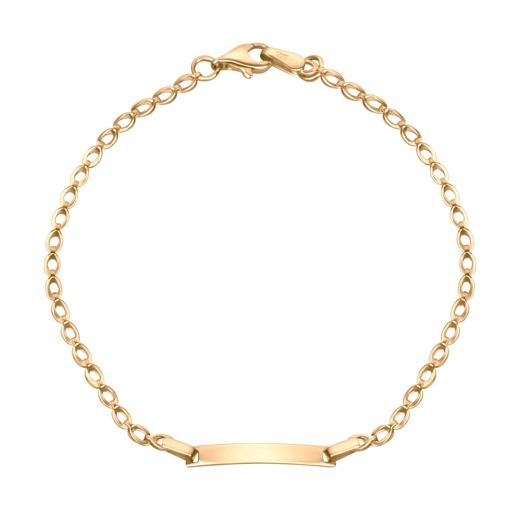 Gecko Jewellery Retail Engravable ID Bar Bracelet – Personalised Gift