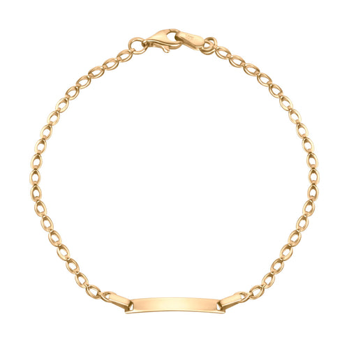 Gecko Jewellery Retail Engravable ID Bar Bracelet – Personalised Gift