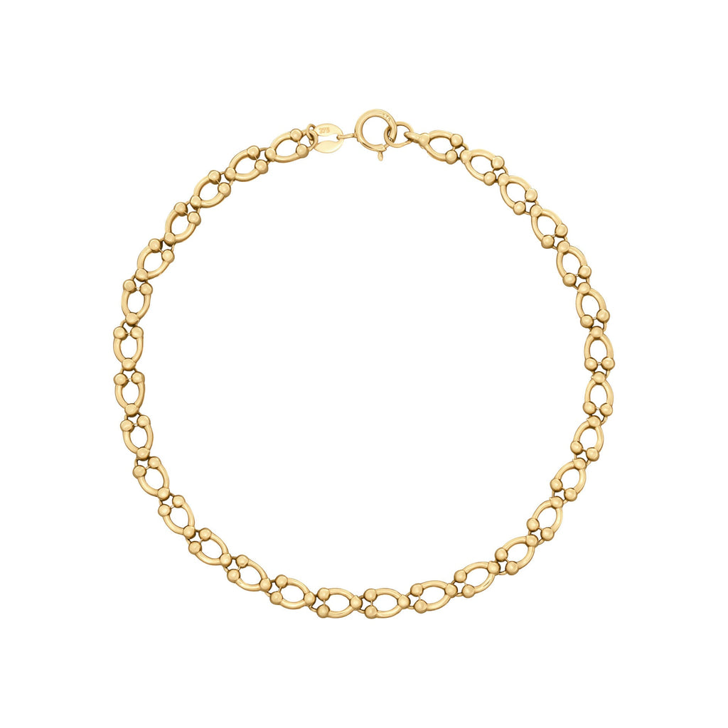 Gecko Jewellery 9ct Yellow Gold Oval Link Bracelet – Timeless Design
