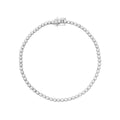 Gecko Jewellery Mini Diamond Tennis Bracelet in 9ct White Gold