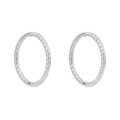 Gecko Jewellery 9ct Gold Rope Effect Hoop Earrings - Timeless Style