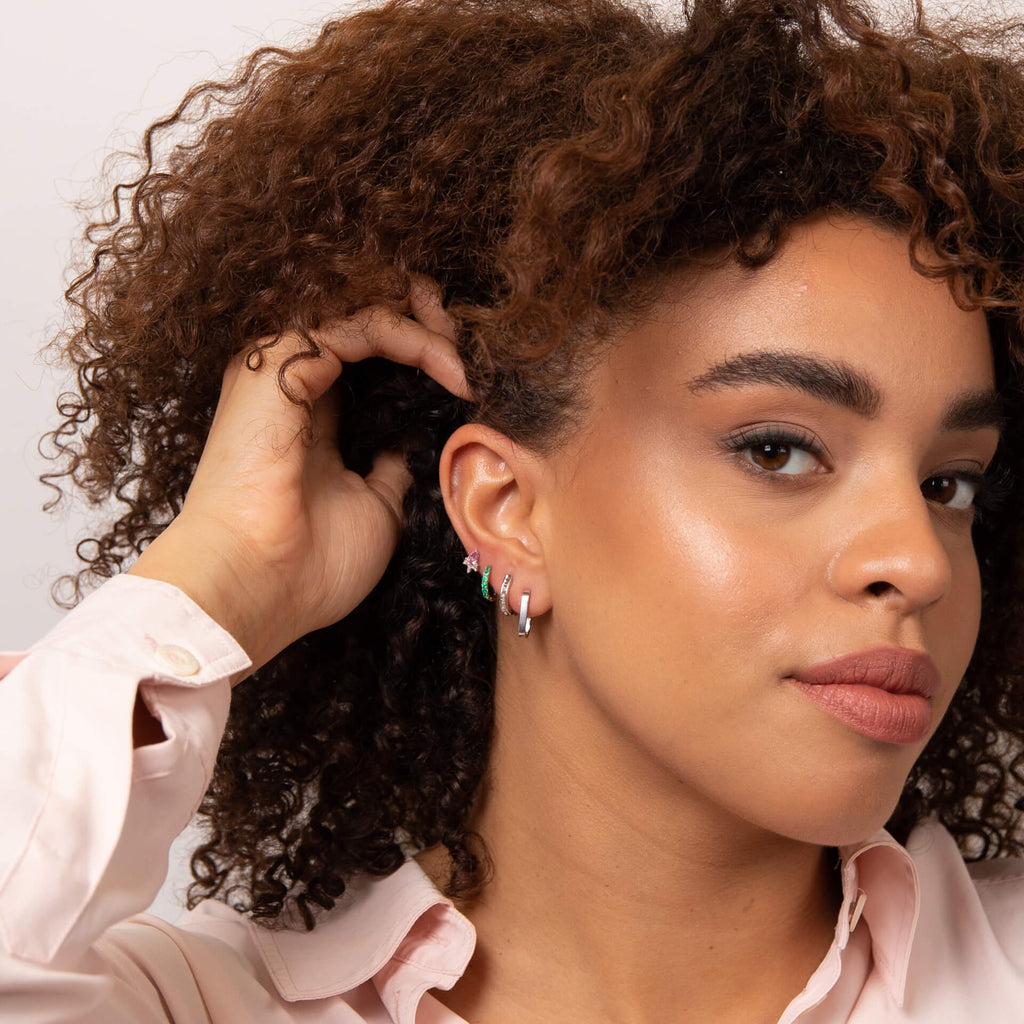 Gecko Jewellery 9ct Gold U Shape Hoop Earrings – Elegant Plain Hoops