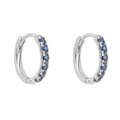 Gecko Jewellery 9ct Gold Precious Stone Hoop Earrings – Exquisite Style