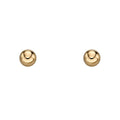Gecko Jewellery 9ct Gold Ball Stud Earrings | Polished Round Studs