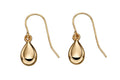 Gecko Jewellery 9ct Yellow Gold Teardrop Earrings - Classic Style