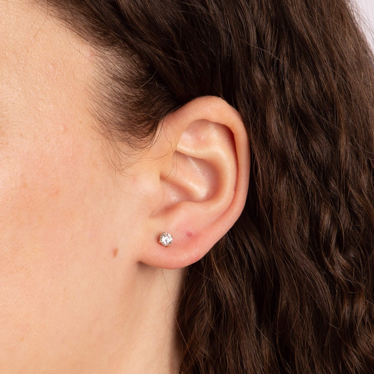Gecko Jewellery 9ct Yellow Gold Birthstone Stud Earrings for Women