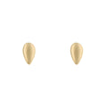 Gecko Jewellery 9ct Gold Plain Teardrop Stud Earrings | Polished Finish