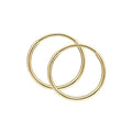Gecko Jewellery 9ct Yellow Gold Hoop Earrings - 10mm 20mm 30mm