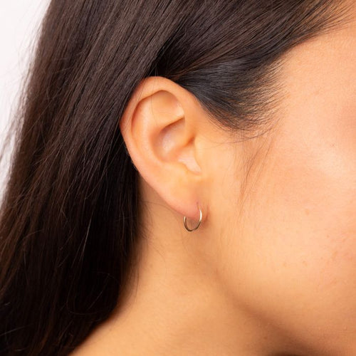Gecko Jewellery 9ct Yellow Gold Hoop Earrings - 10mm 20mm 30mm