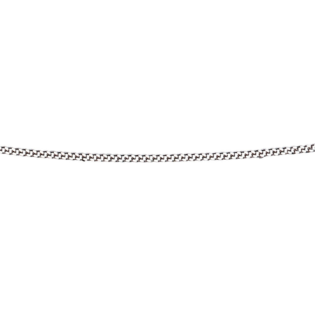 Gecko Jewellery 9ct Gold 0.6mm Diamond Cut Curb Chain Necklace | 46cm