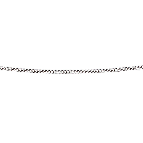 Gecko Jewellery 9ct Gold 0.6mm Diamond Cut Curb Chain Necklace | 46cm
