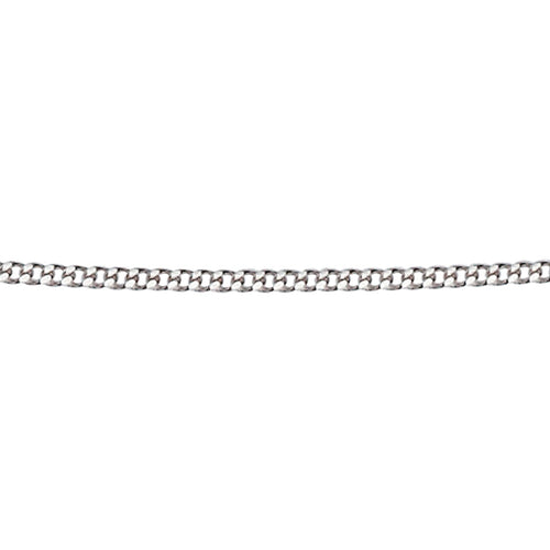 Gecko Jewellery 1mm Cut Curb Chain – 9ct Gold Extendable Necklace