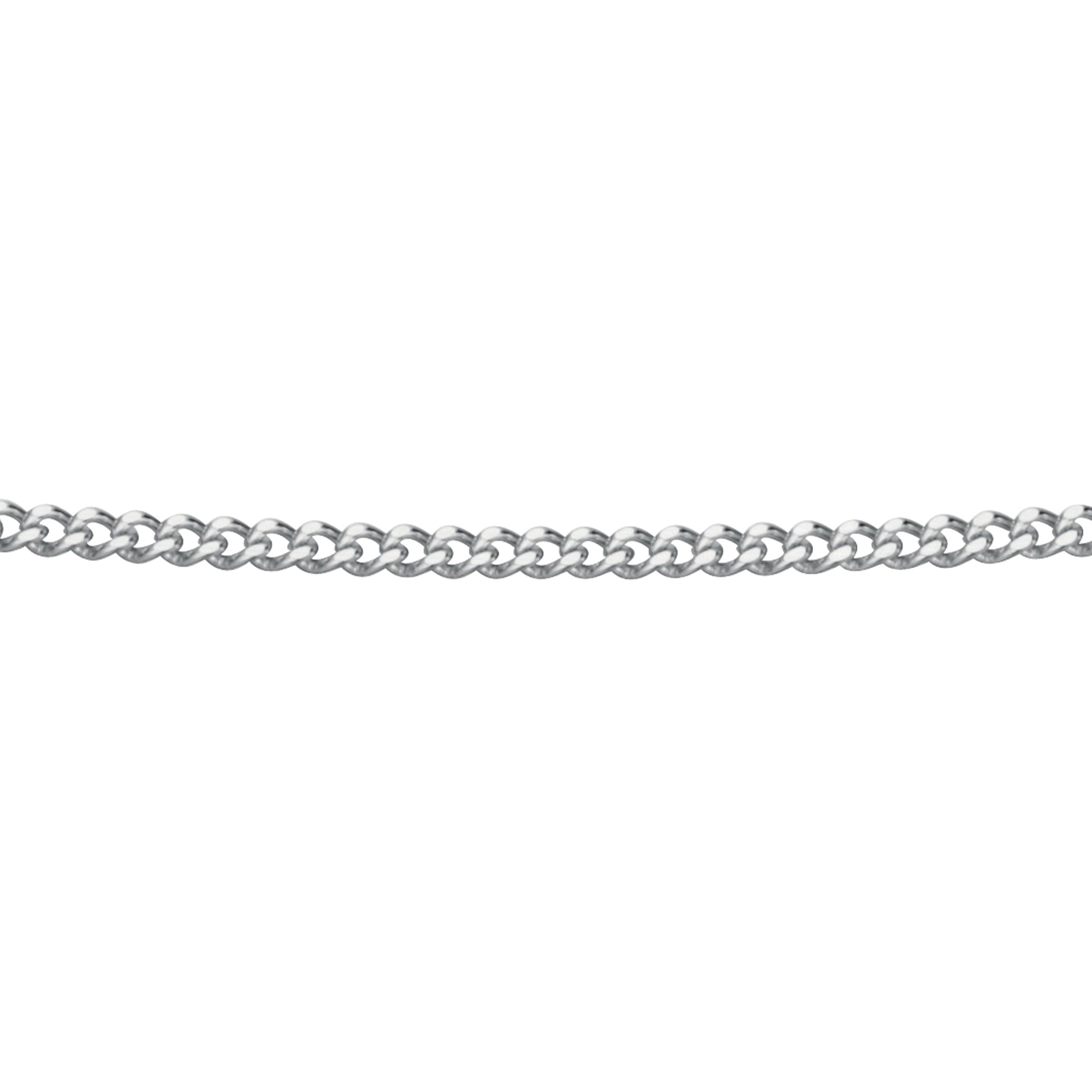 Gecko Jewellery 1mm Cut Curb Chain – 9ct Gold Extendable Necklace