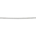 Gecko Jewellery 9ct Gold 0.6mm Curb Chain Necklace - 46cm Length