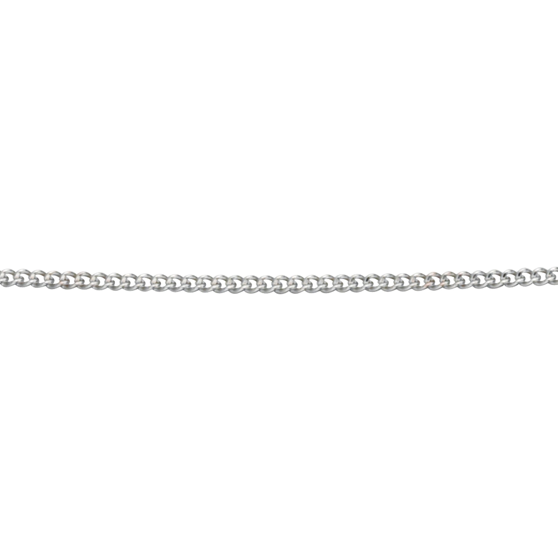 Gecko Jewellery 9ct Gold 0.6mm Curb Chain Necklace - 46cm Length