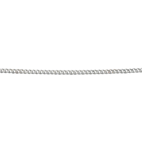 Gecko Jewellery 9ct Gold 0.6mm Curb Chain Necklace - 46cm Length